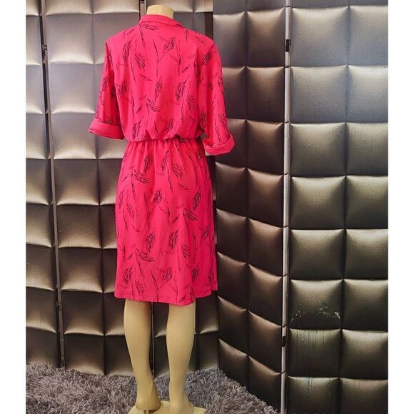 Vintage secretary dress sz 14 - Picture 2 of 6